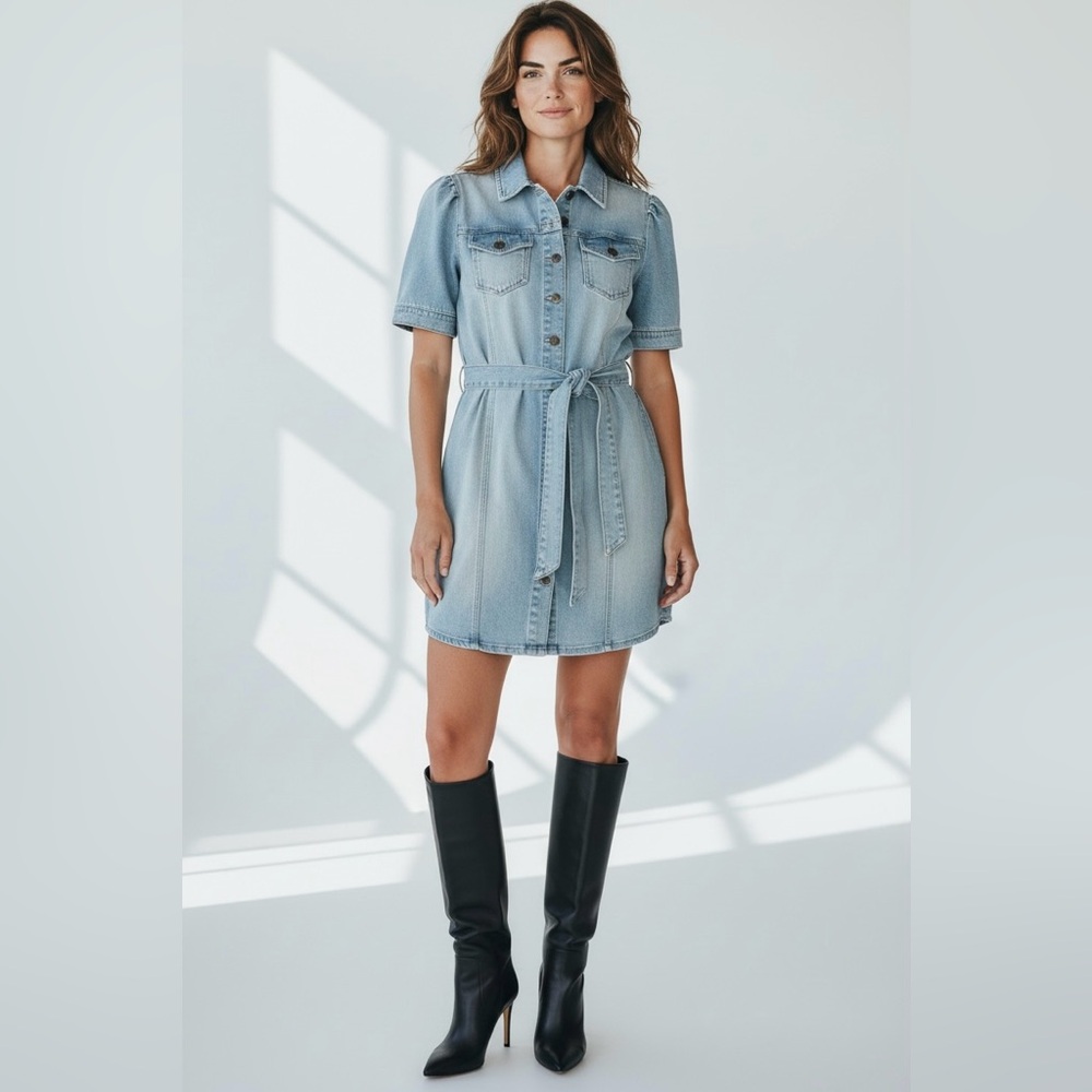 Chelsea & Violet Denim Dress- SO CUTE! New with tags!